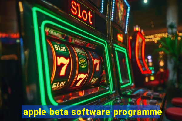 apple beta software programme